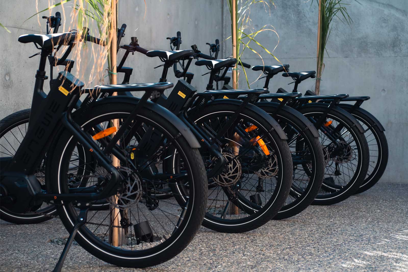 E-bikes available to rent at NOE Suites in Agios Theodoros
